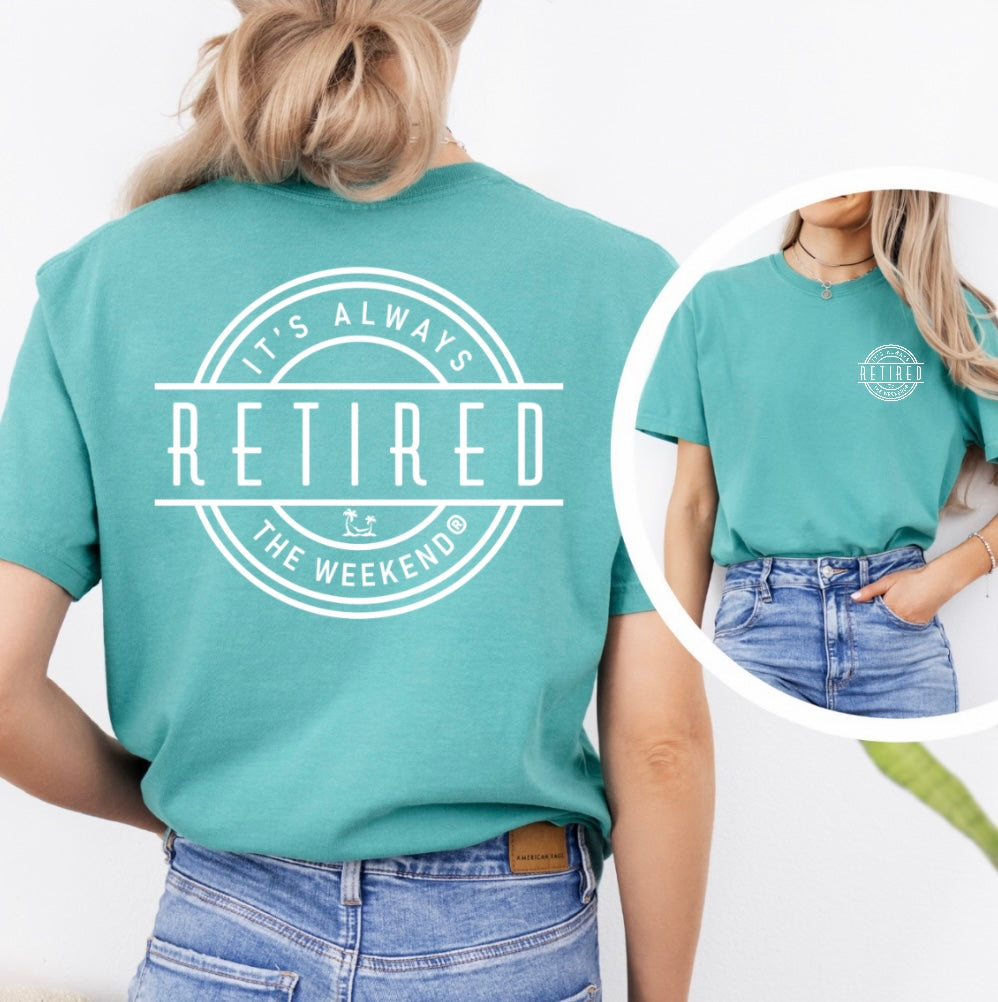 Retired Lifestyle Graphic Tee Shirt