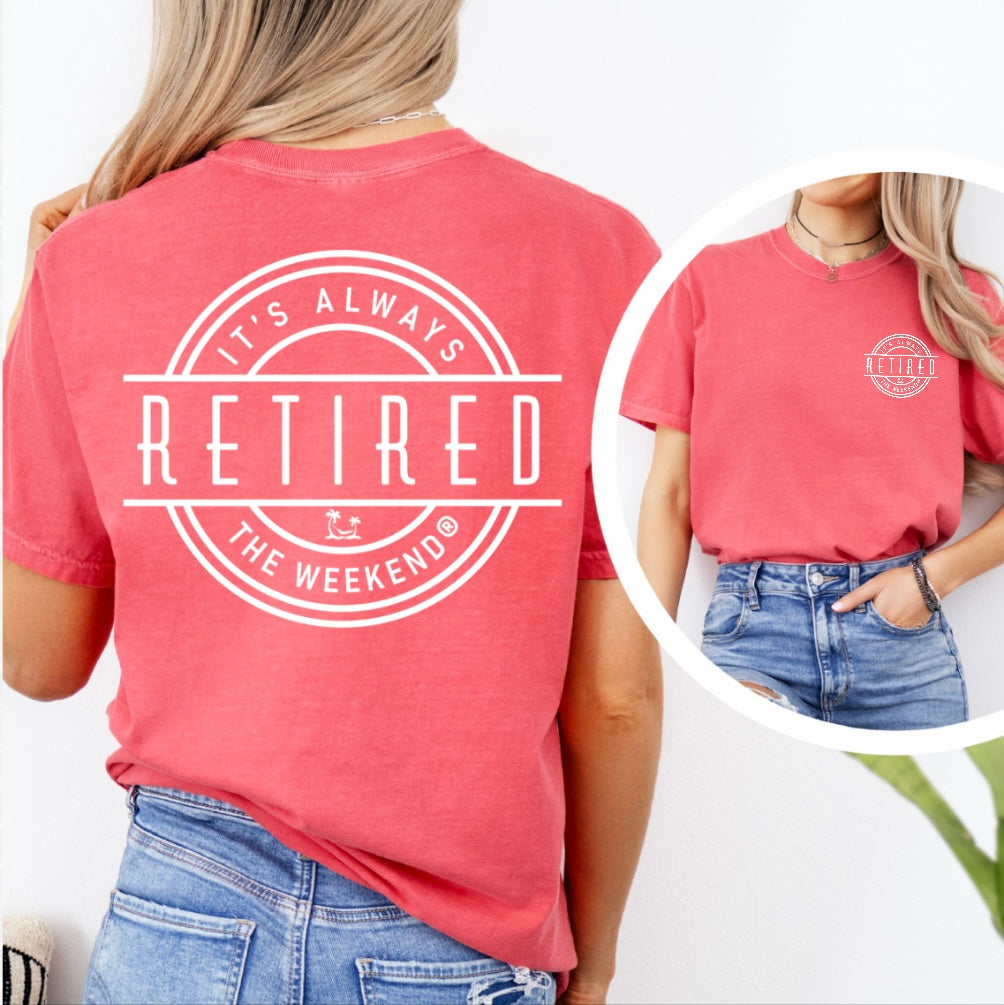 Retired Lifestyle Graphic Tee Shirt