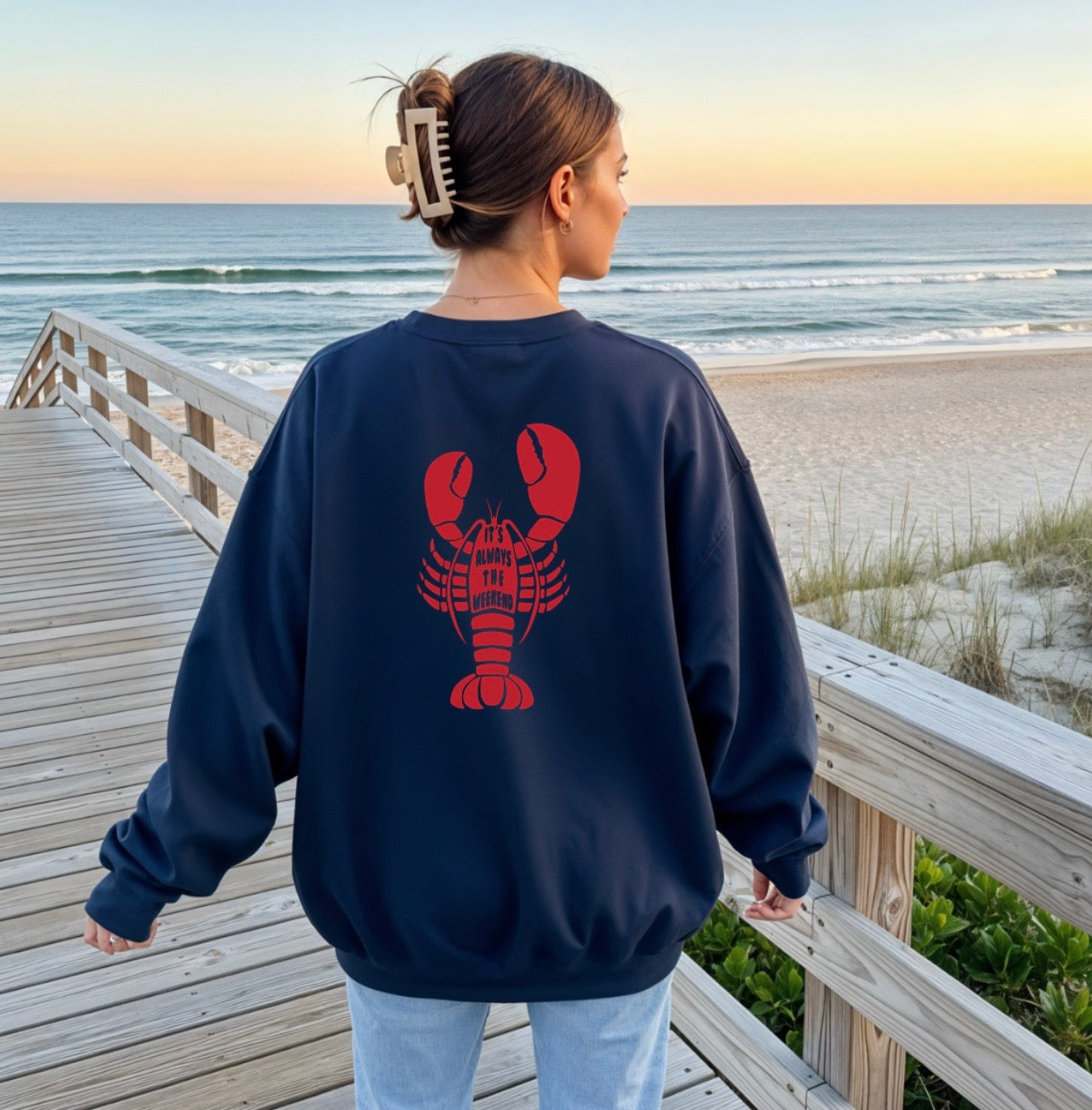 Lobster T-Shirt, Long Sleeve & Crewneck Sweatshirt
