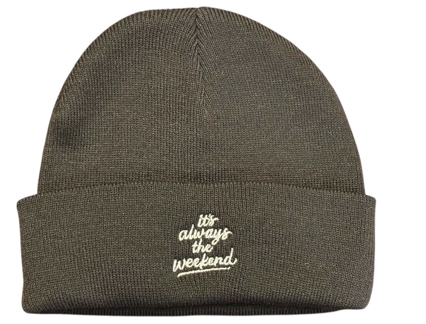 Embroidered Signature Winter Hat