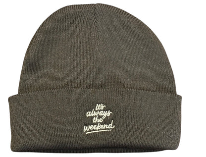 Embroidered Signature Winter Hat