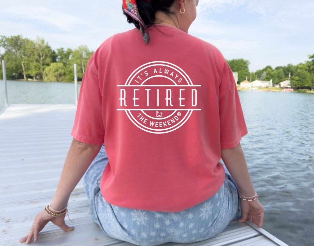 Retired Lifestyle Graphic Tee Shirt