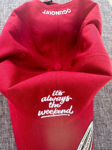 Dad Hat with location - it's always the weekend®