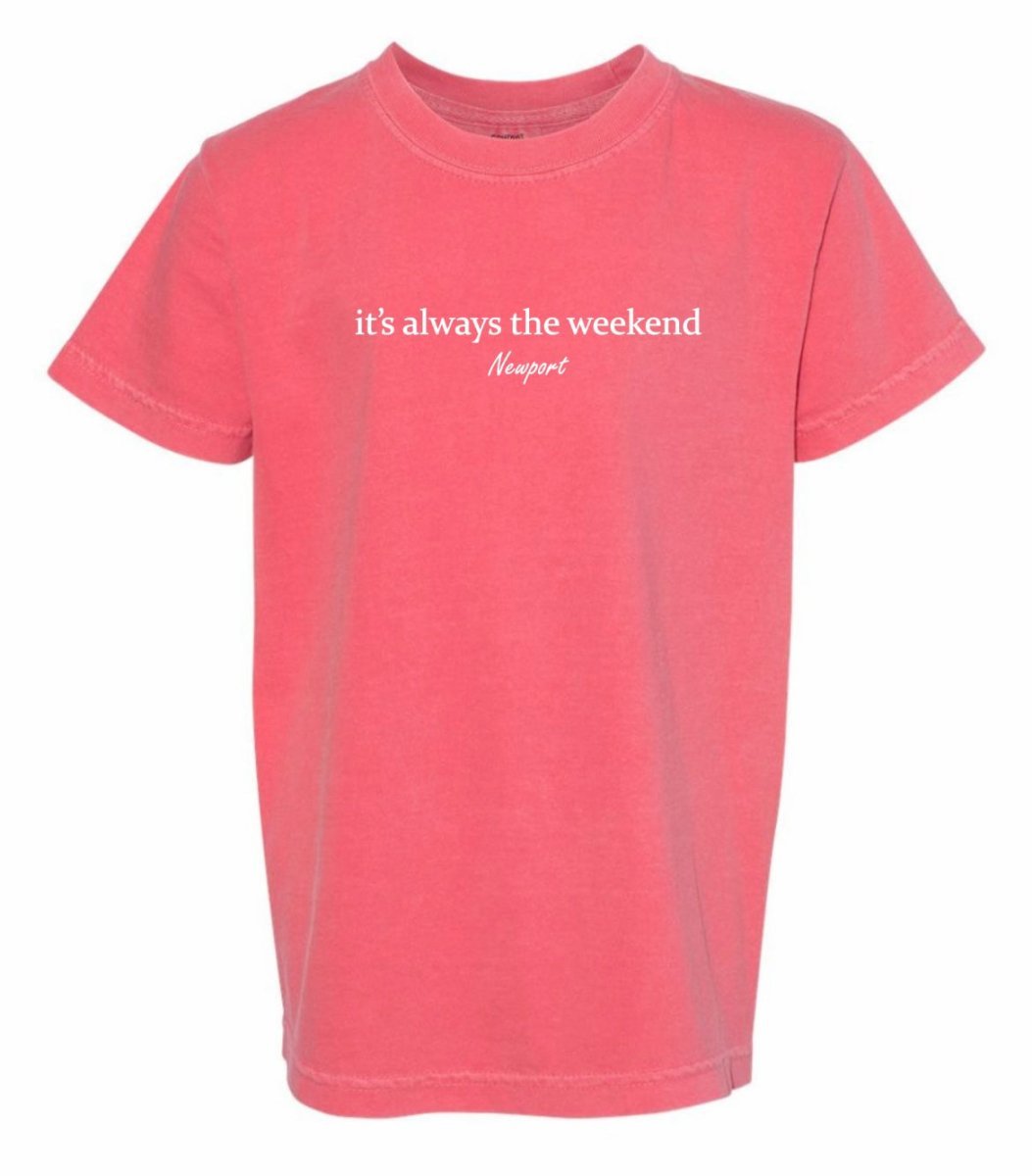 Short Sleeve name drop - it's always the weekend®