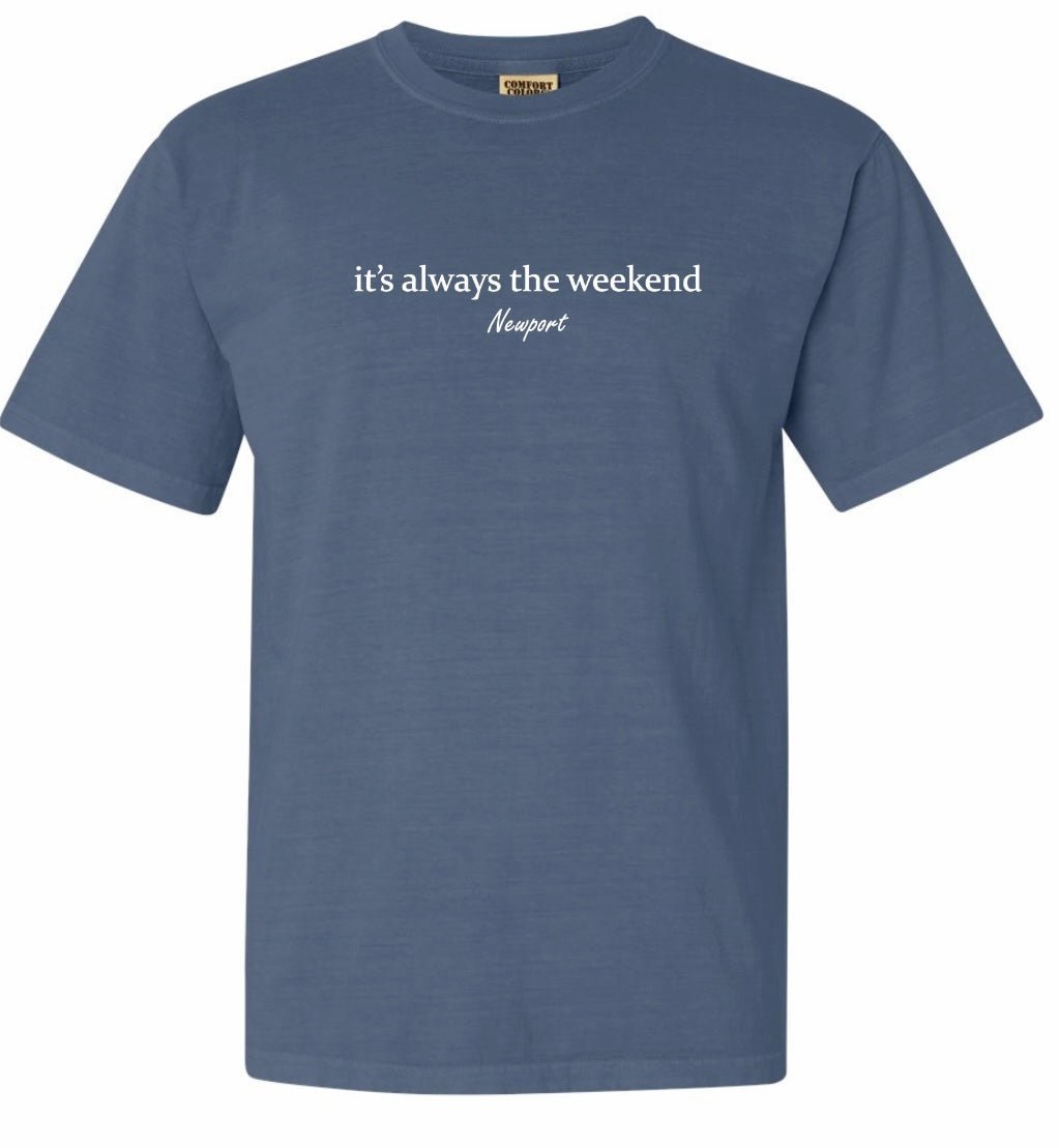 Short Sleeve name drop - it's always the weekend®