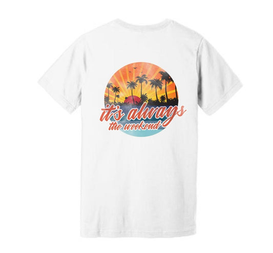Unisex Golden Hour Tee - it's always the weekend®