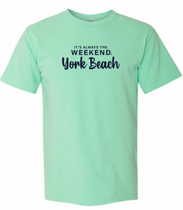 York Beach Tee - it's always the weekend®