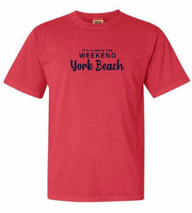 York Beach Tee - it's always the weekend®