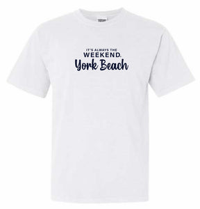 York Beach Tee - it's always the weekend®